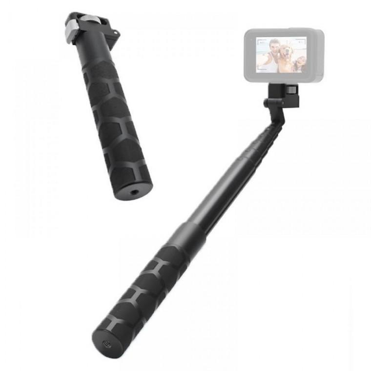 원터치 각도조절 셀피스틱 90cm 확장 인스타360 오즈모360 인비져블 고프로 액션캠 셀카봉 파노라마