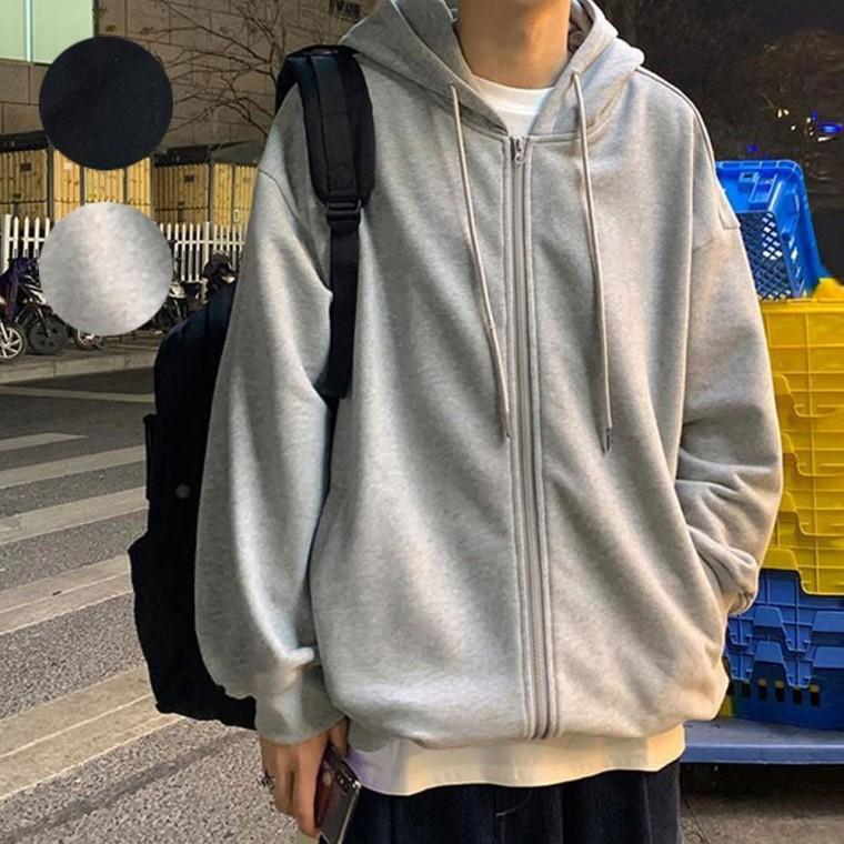 집업 점퍼 남자 데일리 루즈핏 코디 캐주얼 후두 기모 남자겨울점퍼 남자야상자켓 겨울점퍼