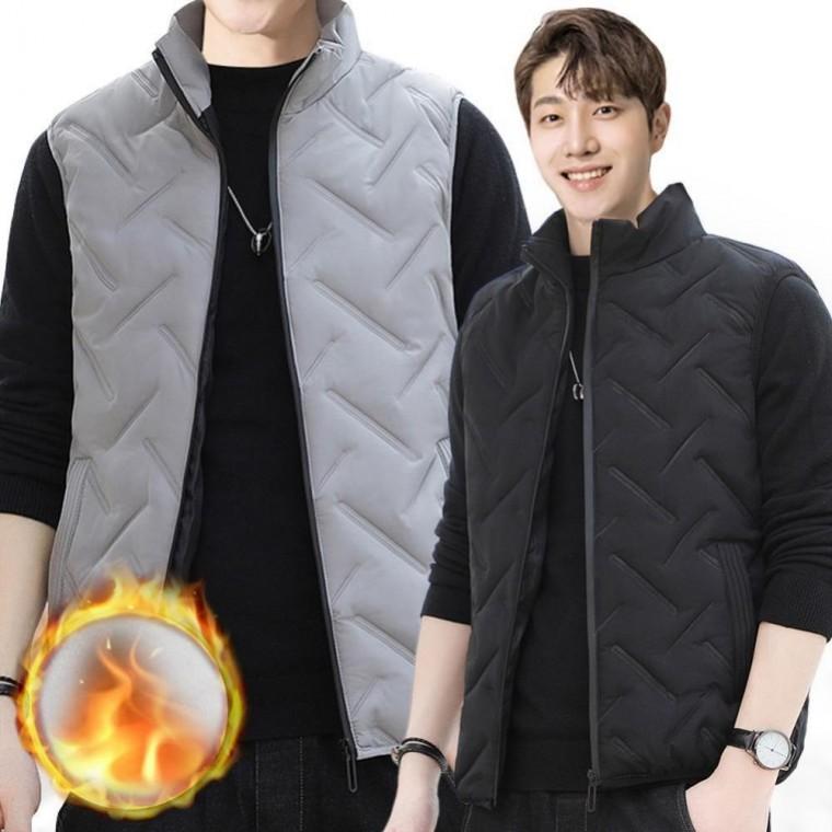 패딩 방한 퀄팅 조끼 겨울 베스트 겨울 누빔 등산 점퍼 다운 패딩 남성 베스트 경량 가벼운 남자 가을