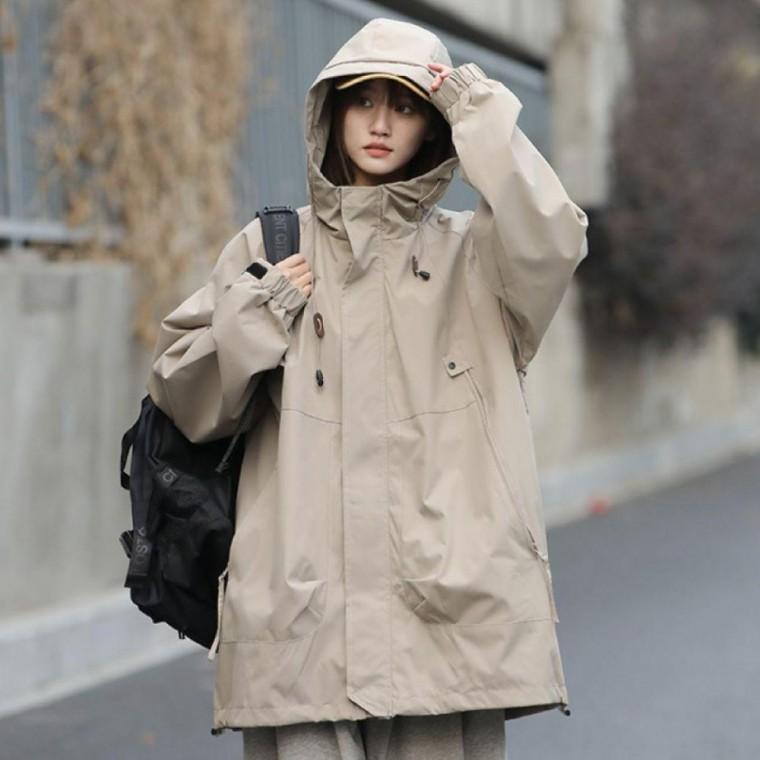 제이 후드 바람막이 남녀공용 아웃도어 간절기 점퍼 사파리 아우터 바람막이 아웃도어 후드 간절기 자켓