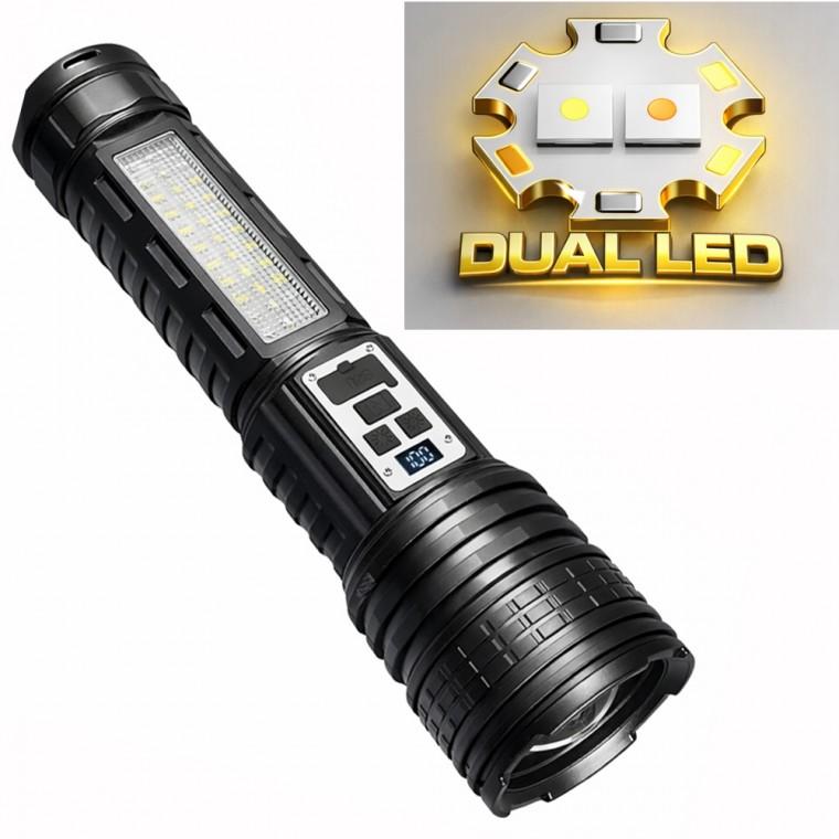 대형 LED 충전식 멀티 캠핑 야외 랜턴 서치라이트 손전등 후레쉬 S71아답터포함