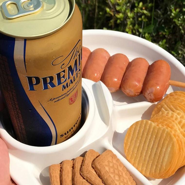 캠핑 BBQ 접시 디저트접시 나눔식기