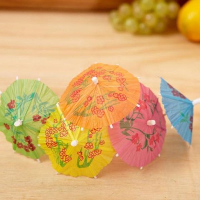 40p 장식 우산꽂이 칵테일장식 장식우산 과일꽂이