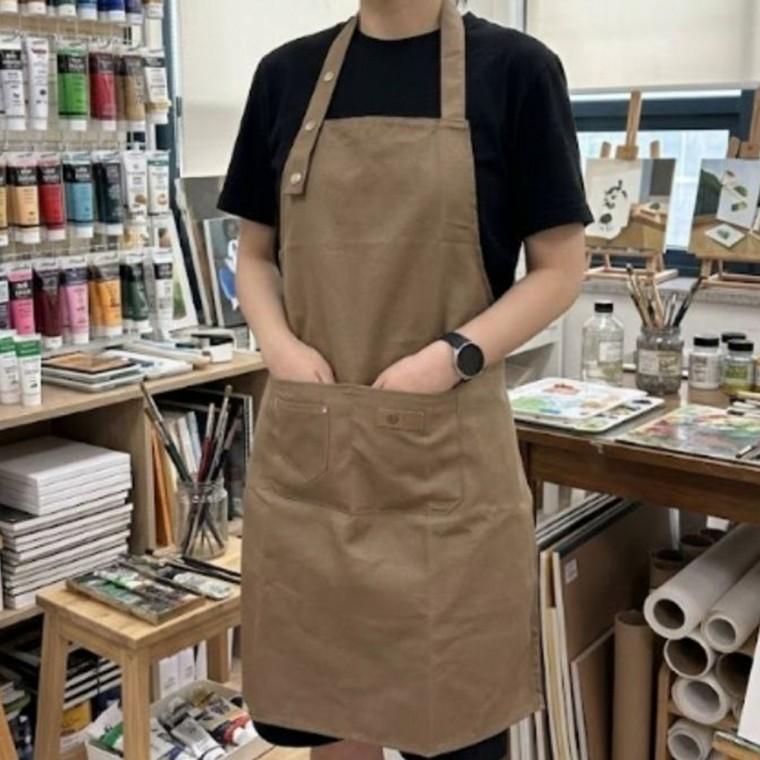 업소 공방용 포켓형 생활방수 앞치마