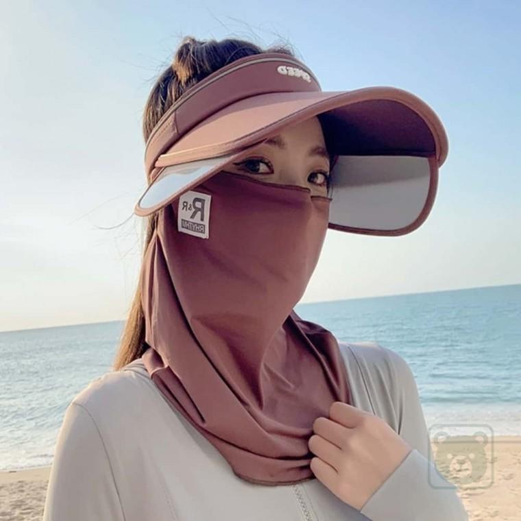 선바이저마스크 자외선차단모자 햇빛가리개마스크 자외선차단쿨마스크