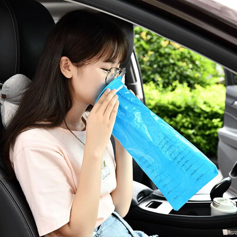 자동차 휴대용 멀미 구토 봉투팩 주머니 일회용 소변 비행기멀미봉투 휴대용구토봉투 일회용구토봉투