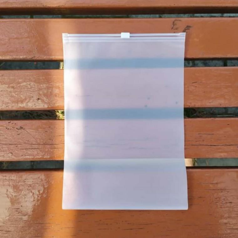 여행용 지퍼백 17x25cm 휴대용파우치 슬라이드지퍼백 방수파우치