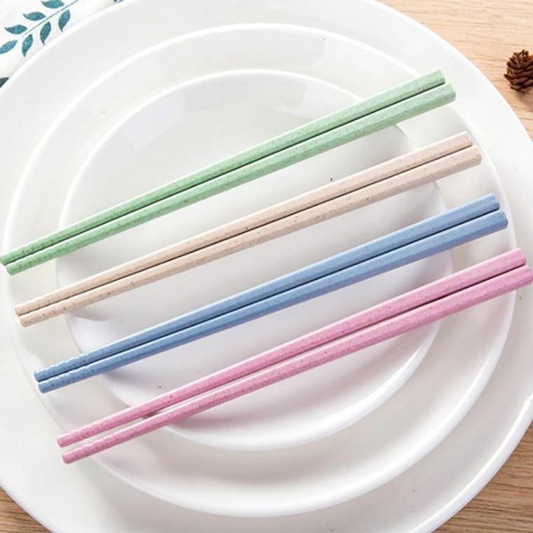 파스텔 밀 다회용 플라스틱 젓가락 세트 휴대용젓가락 반찬젓가락 김밥젓가락