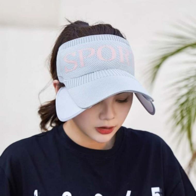 여름 스포츠 썬캡 2P 여름여성모자 스포츠썬캡 여자썬캡