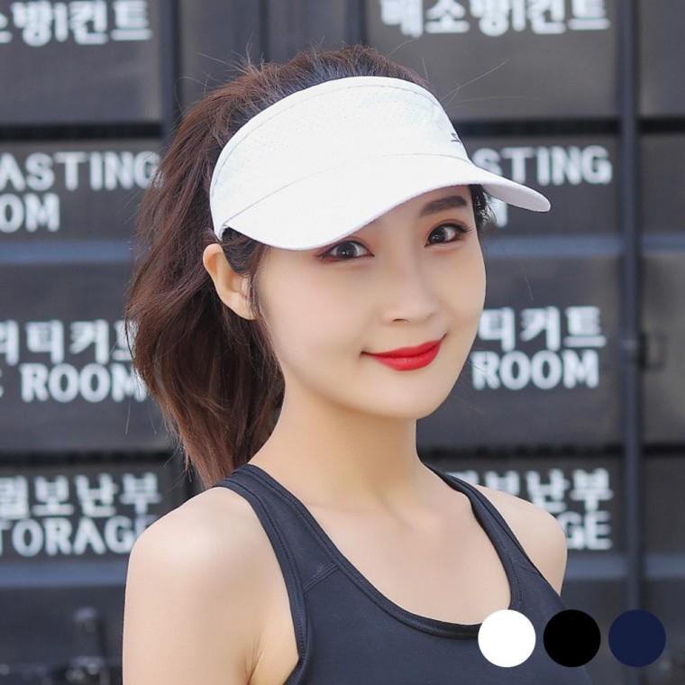 여성 스포츠 썬캡 골프 러닝 자외선차단 여름 썬바이저