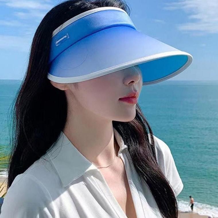 1P 햇빛 썬캡 모자 여성 그라데이션 여름 바캉스햇