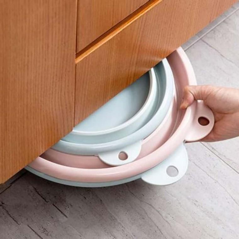 폴딩 바가지 25cm 접이식대야 고무대야 접이식세숫대야