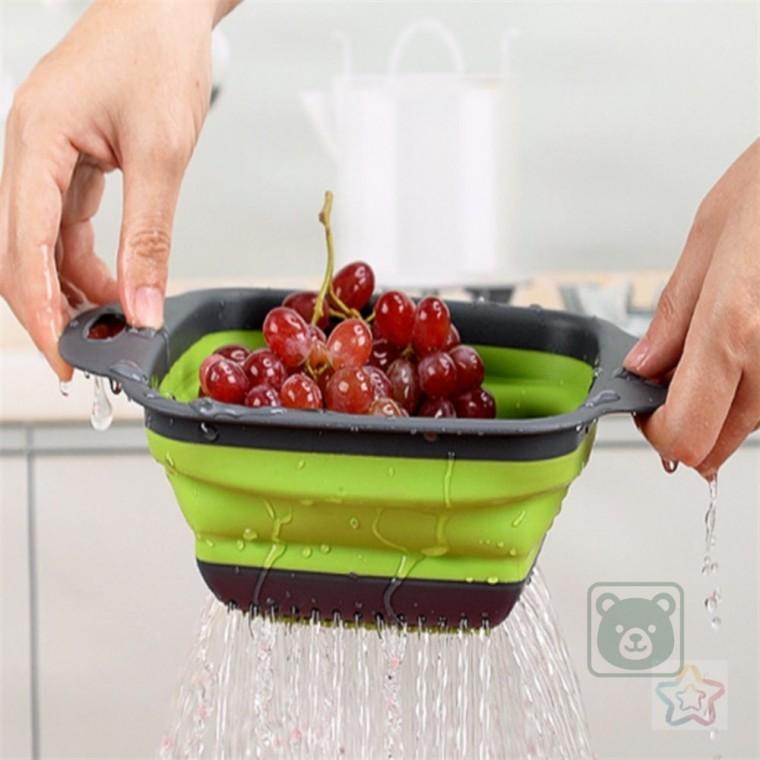 접이식 사각채반 야채탈수기 야채채반 미니채반