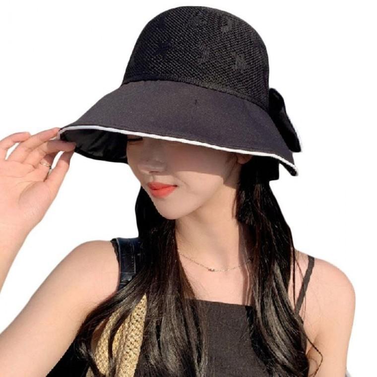 메쉬 버킷햇 리본 여름 벙기지 챙모자 여성 데일리