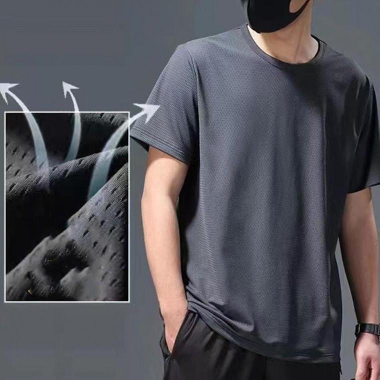 남성 메쉬 쿨 반팔티 여름 기능성 얇은 반팔티셔츠