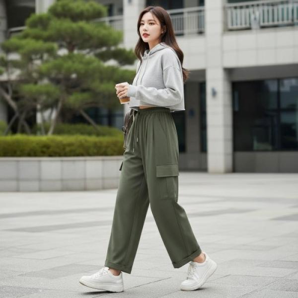 필모스 아이스 카고 벌룬 와이드바지 SD-260505