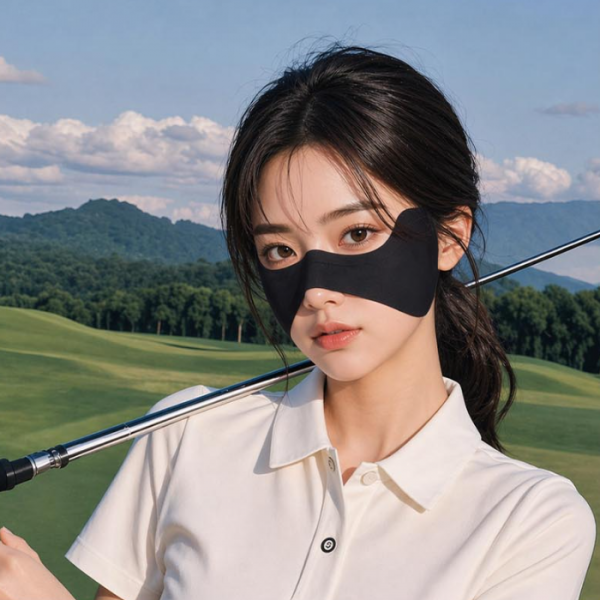 눈밑 보호 마스크  필수 아이템 여성 자외선차단 골프 야외활동