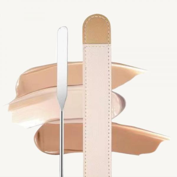메이크업 스파츌라 균일 화장 파운데이션 미용사 국가고시 믹싱 팔레트 스틸