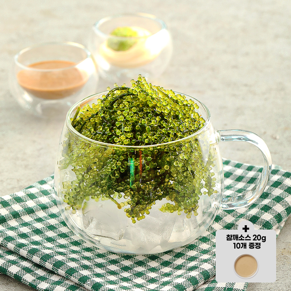 [1+1] 바다포도 100g + 소스 20g