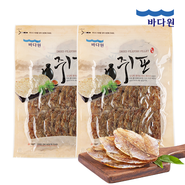 [바다원]쫄깃쫄깃 대형 참쥐포 200g x 2봉