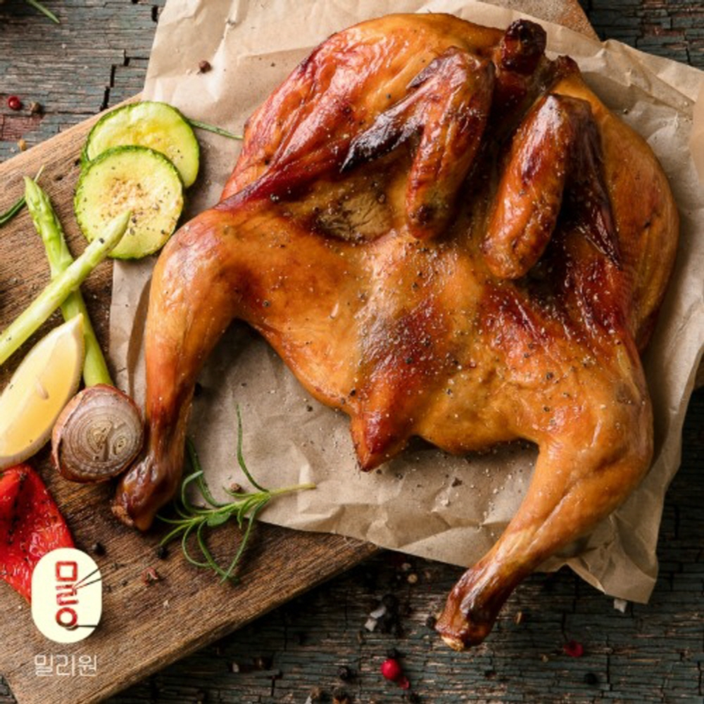 [밀리원] 훈제치킨 600g x 2개