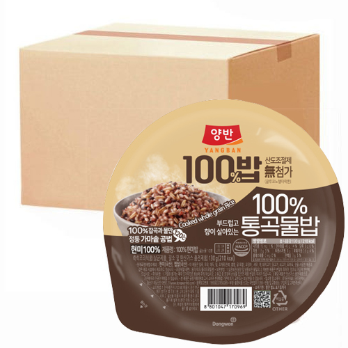 [동원] 양반100밥 통곡물밥 100% (130g x 24개)