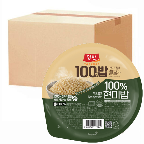 [동원] 양반100밥 현미밥 100% (130g x 24개)