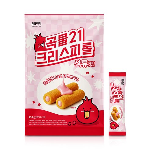 [혜인담] 곡물21 크리스피롤 석류맛 150g
