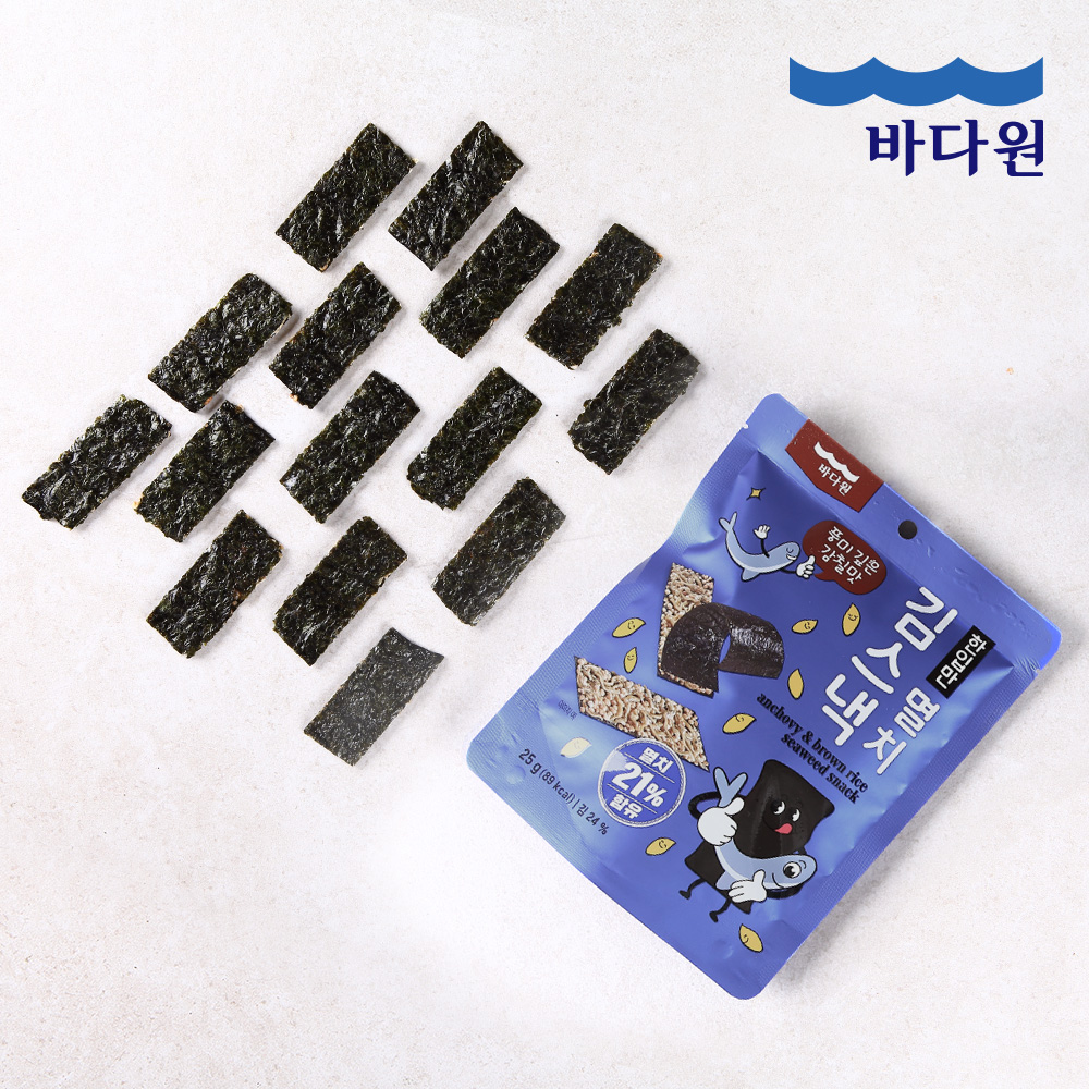 [한입만] 멸치김스낵 25g x 4봉