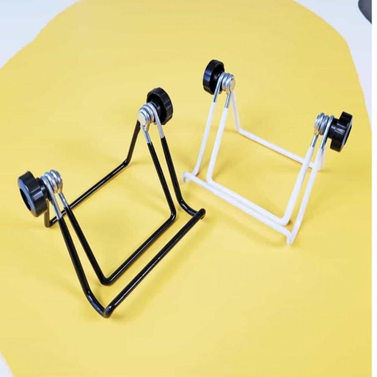 금속 휴대폰 거치대 블랙 책상핸드폰거치대 가정용핸드폰거치대 휴대용태블릿거치대