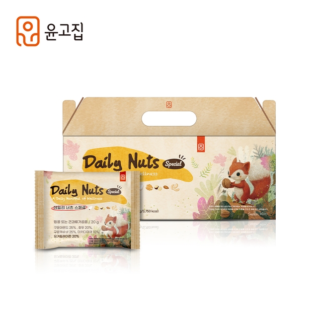 [윤고집] 데일리너츠 스페셜 20g*30포