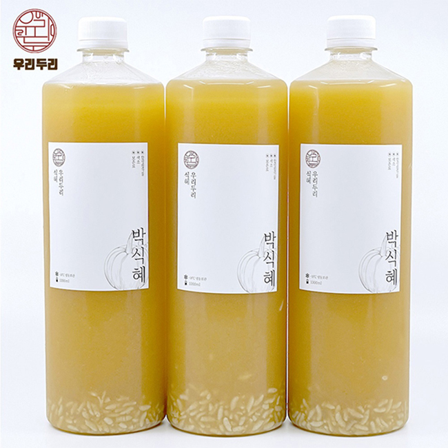 [우리두리식혜] 단호박식혜 박식혜 1L 3개 세트