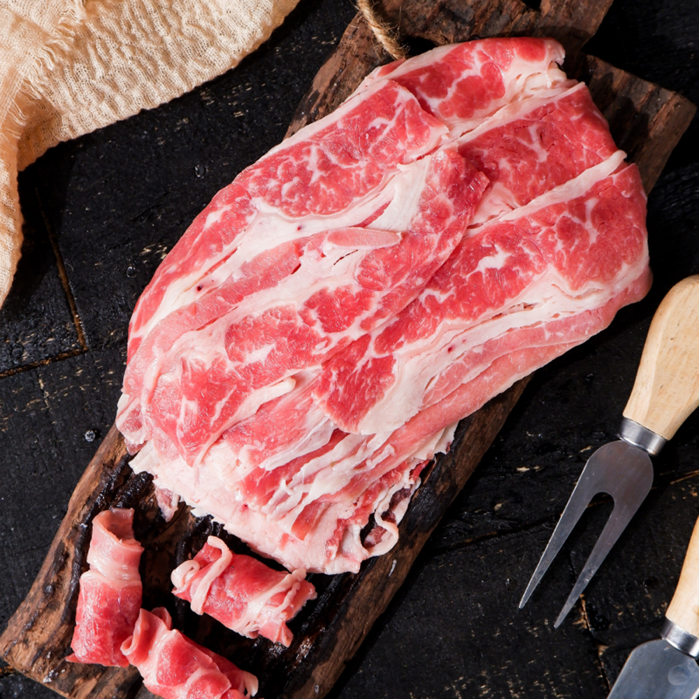 [더프레시] 미국산 소고기 대패갈비살 1kg (200g*5팩)