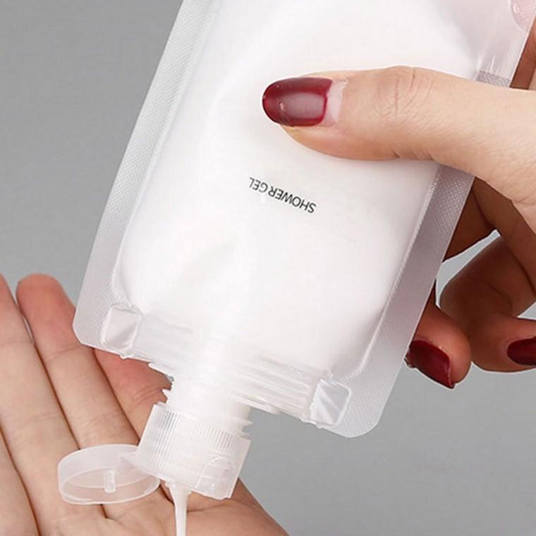 50ml 일회용 공병 미니튜브용기 휴대용튜브용기 여행용화장품용기 리필파우치 소분파우치