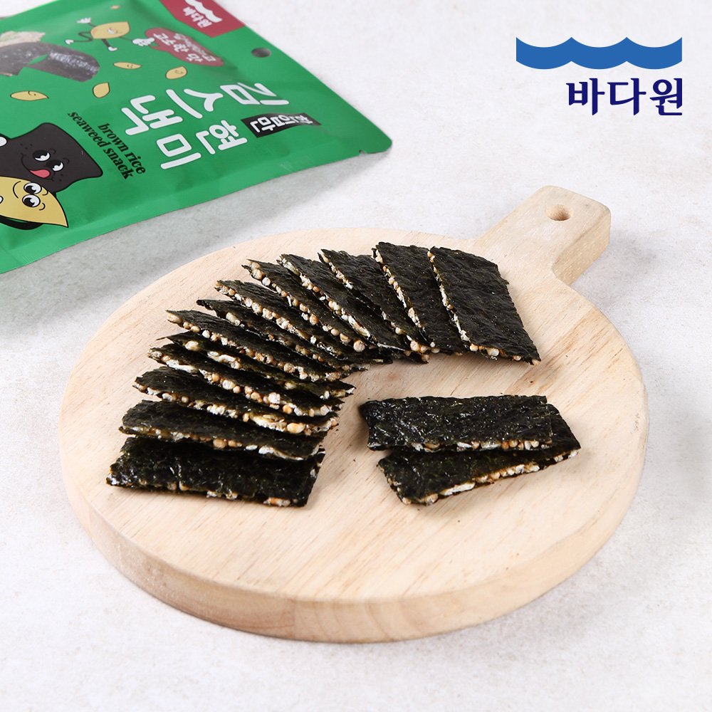 ☆1봉추가증정☆ [한입만] 현미김스낵/멸치김스낵 25g x 4봉
