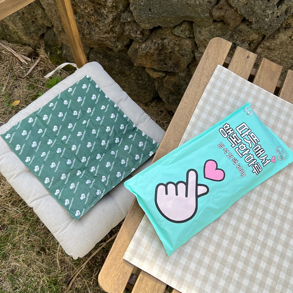 [국산] 손하트 행복 방석 400g 1개입