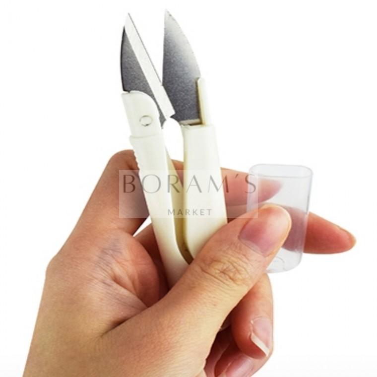 셀프수선 쪽가위 휴대용 여행 실밥제거 바느질 종이커팅 재봉 뜨개 자수 낚시 미싱 미용 코털