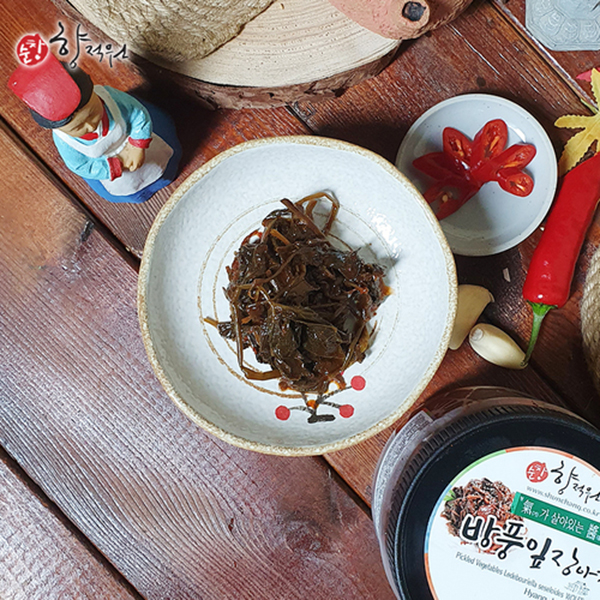 [전통장명가] 순창 밑반찬 방풍잎 장아찌 1kg