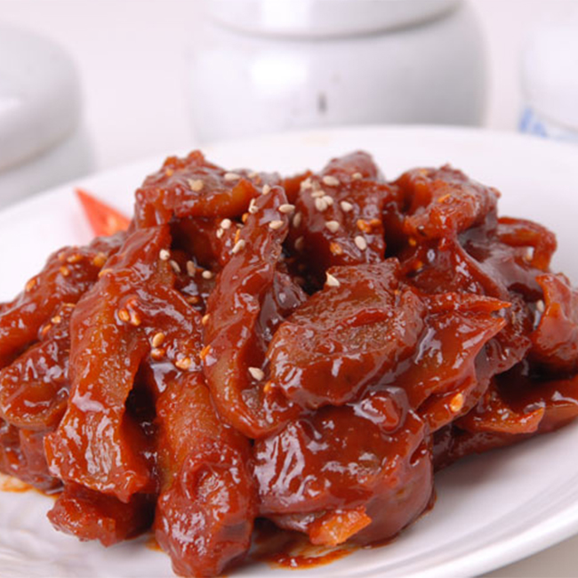 [전통장명가] 순창 밑반찬 복숭아 장아찌 200g~1kg