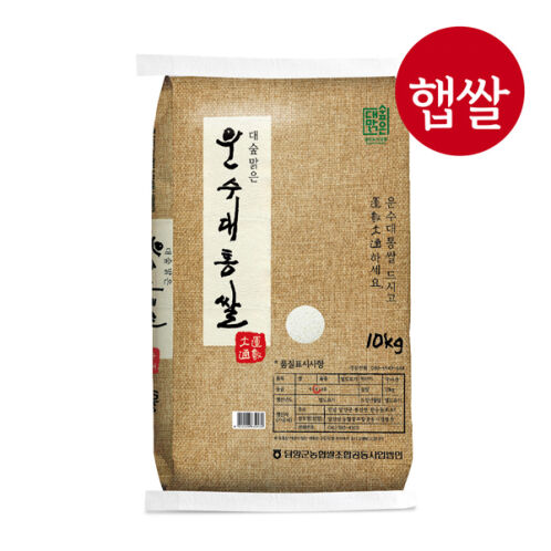 [25년 햅쌀(상등급)] 담양농협 대숲맑은 운수대통쌀 10kg
