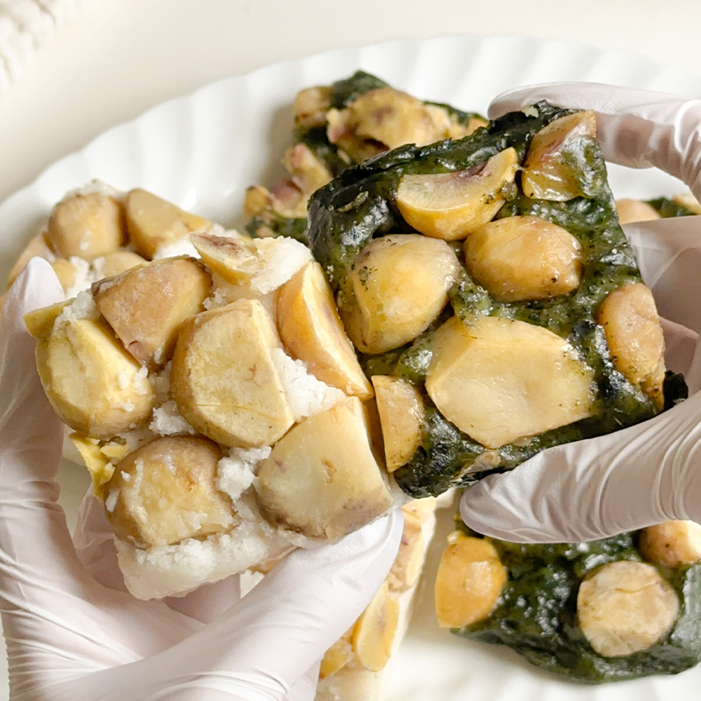 울산행복떡집 알밤떡 800g(쑥알밤찰떡/우유알밤설기 선택)