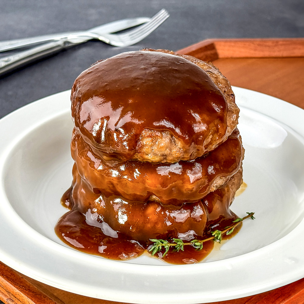 한돈 함박스테이크 (함박2개+데미소스2개)