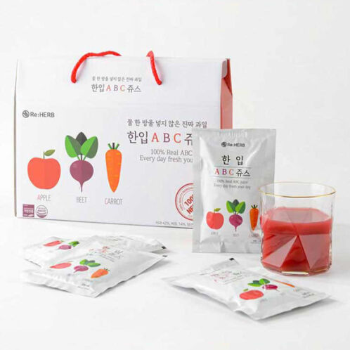 [한입] 100% 물 한방울 넣지않은 ABC 주스 100mlx30포