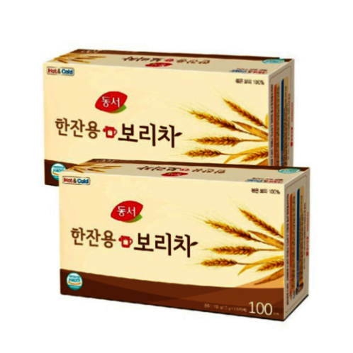 [동서] 한잔용 보리차 100Tx2 총200T