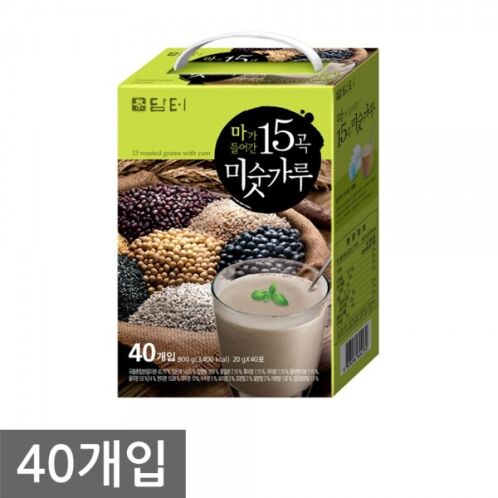 [담터] 마가 들어간 15곡 미숫가루 40개입