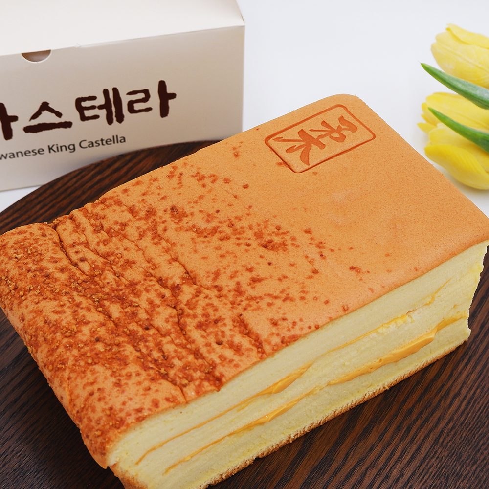 부드럽고 촉촉한 대만 대왕 카스테라 6가지맛 (오리지널/생크림/치즈/초코/쑥/흑임자)