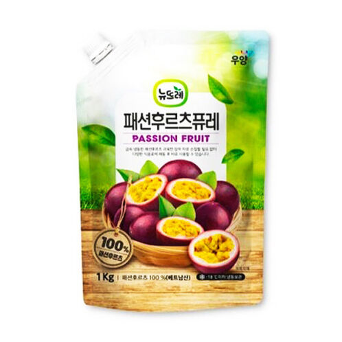 [뉴뜨레] 패션후르츠 퓨레 1kg×2ea [냉동]