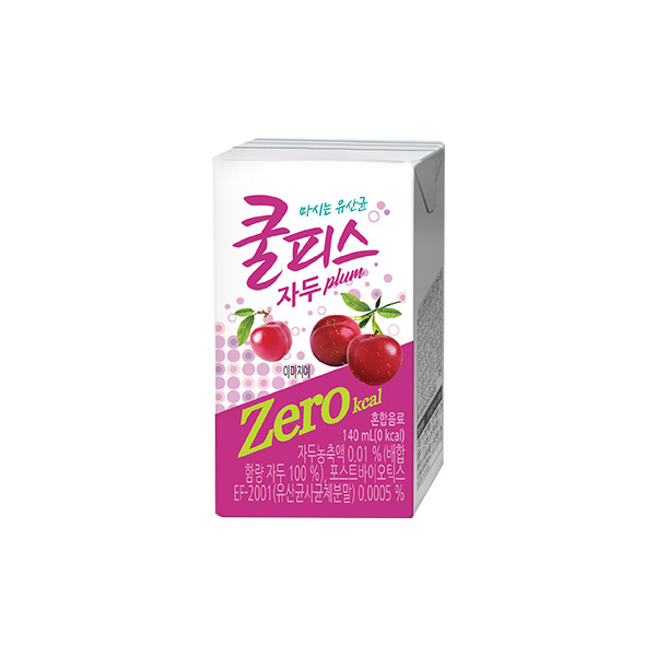 [동원] 쿨피스 제로 테트라 자두 140ml x 48개