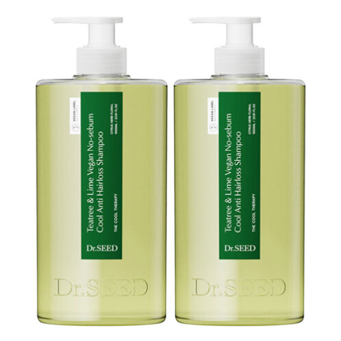 [닥터시드] 1+1티트리 앤 라임 비건 지성케어 쿨 탈모 샴푸 1000ml