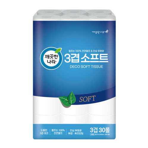 [깨끗한나라] 소프트 3겹 27m 30롤